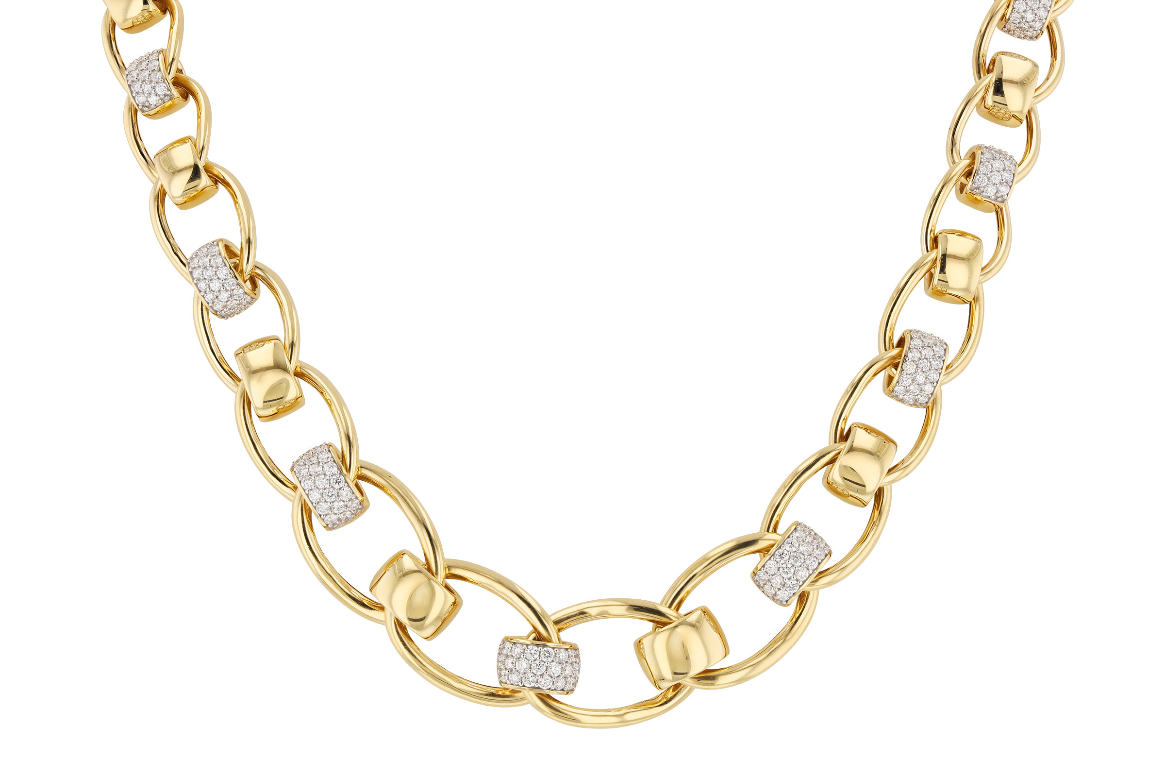 K303-11353: NECKLACE 2.00 TW (17")