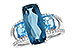 L217-69499: LDS RG 6.40 TW BLUE TOPAZ 6.67 TGW