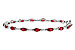 L302-20453: BRACELET 4.65 RUBY 4.97 TGW (7")
