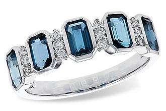 L302-21308: LDS RG 1.46 TW LONDON BLUE TOPAZ 1.58 TGW