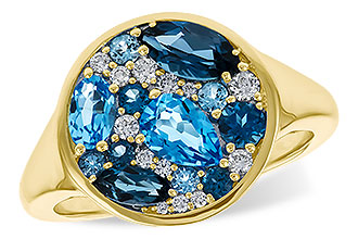 L302-22217: LDS RG 1.80 TW BLUE TOPAZ 1.96 TGW