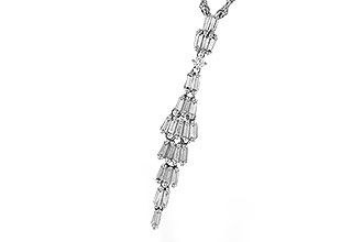 L302-24062: NECKLACE .33 BAG .35 TW