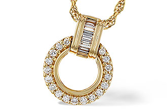 L302-26817: NECKLACE .12 BAG .33 TW