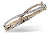 M027-64980: BANGLE BRACELET 2.00 TW