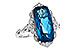 M217-64917: LDS RG 6.75 LONDON BLUE TOPAZ 6.90 TGW (16x8MM BT)