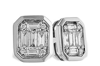 M301-34062: EARRINGS .24 BAG .28 TW