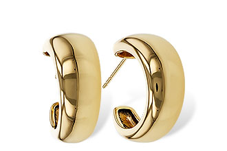 M302-25844: GOLD EARRINGS (16MM)
