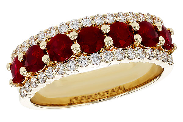 M303-09499: G215-84990 W/RUBY 1.26 TW RUBY 1.70 TGW